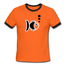 t-shirt sac de plage orange
